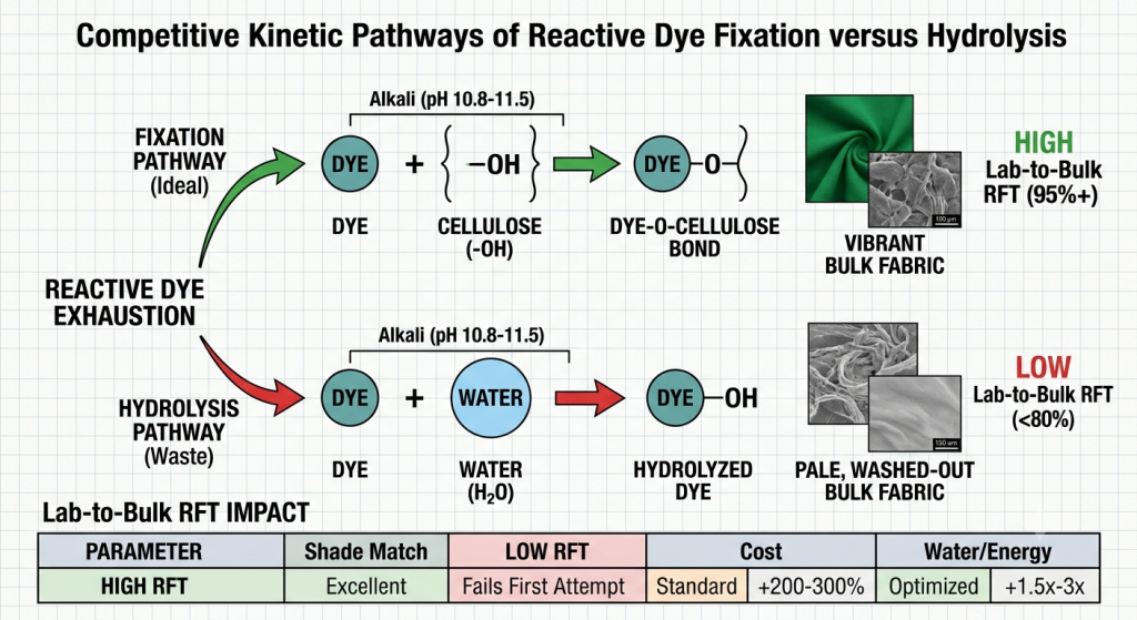 Lab-to-Bulk RFT Optimization in Cotton Dyeing | The Definitive Blueprint